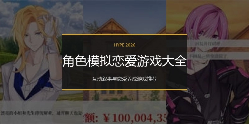 角色模拟恋爱游戏大全