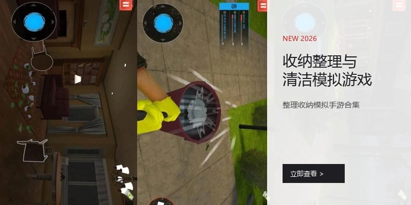 收纳整理与清洁模拟游戏