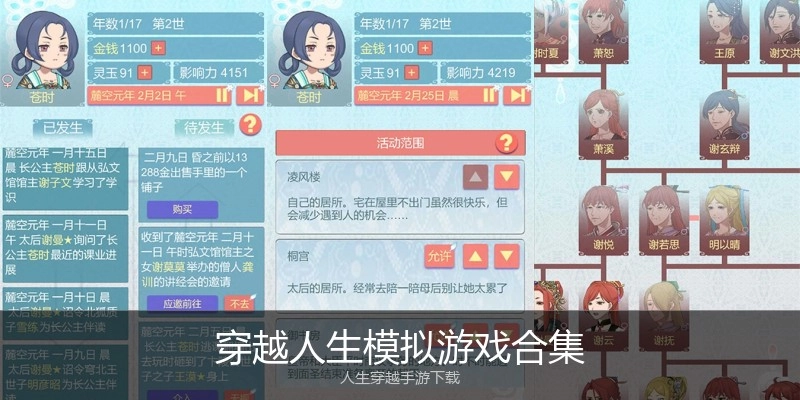 穿越人生模拟游戏合集