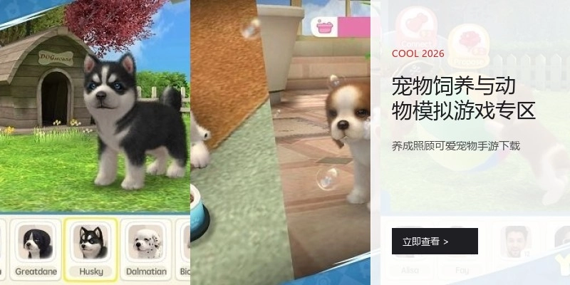 宠物饲养与动物模拟游戏专区
