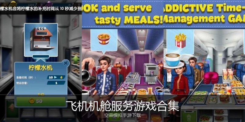 飞机机舱服务游戏合集
