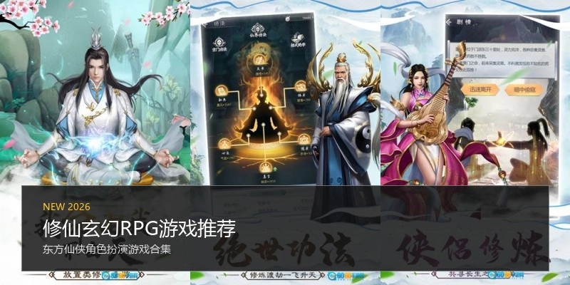 修仙玄幻RPG游戏推荐