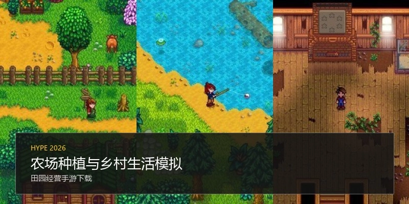 农场种植与乡村生活模拟