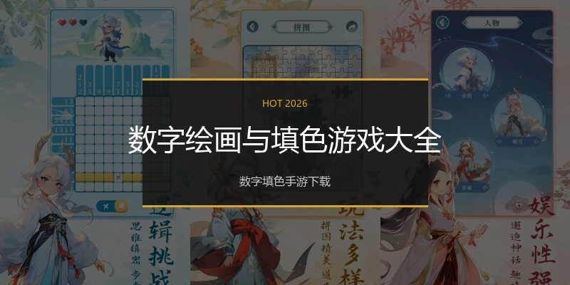 数字绘画与填色游戏大全