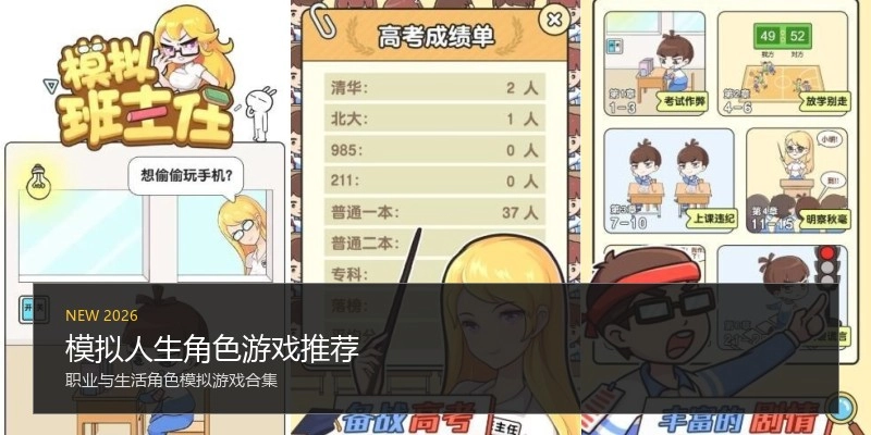 模拟人生角色游戏推荐