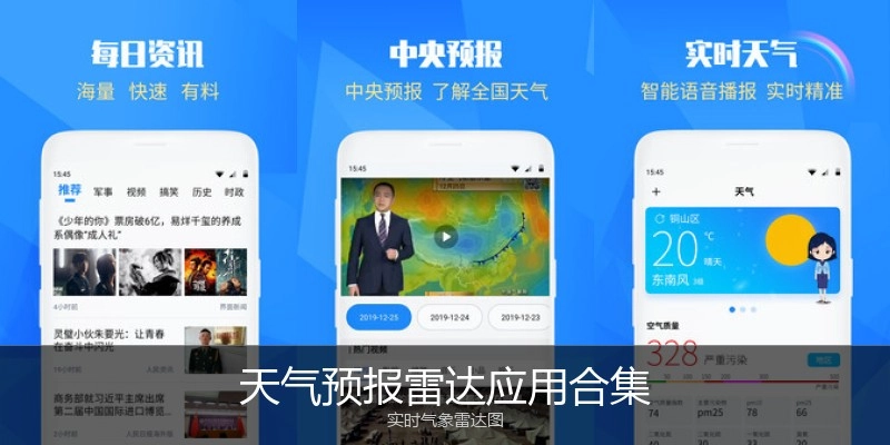 天气预报雷达应用合集