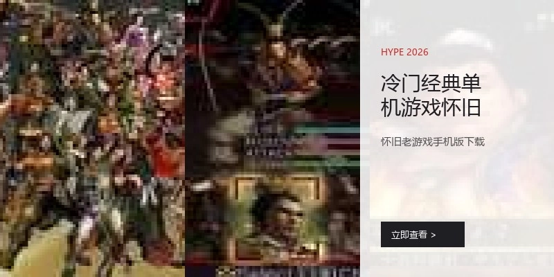 冷门经典单机游戏怀旧