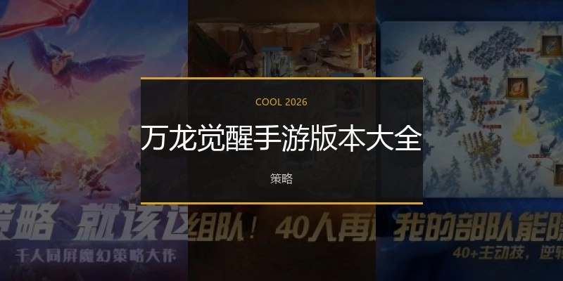 万龙觉醒手游版本大全
