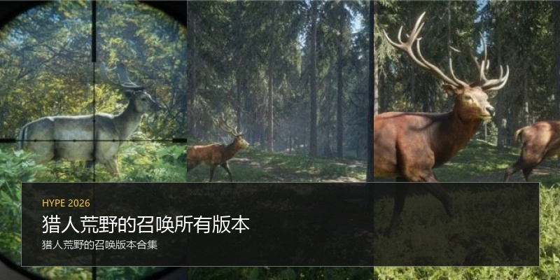 猎人荒野的召唤所有版本