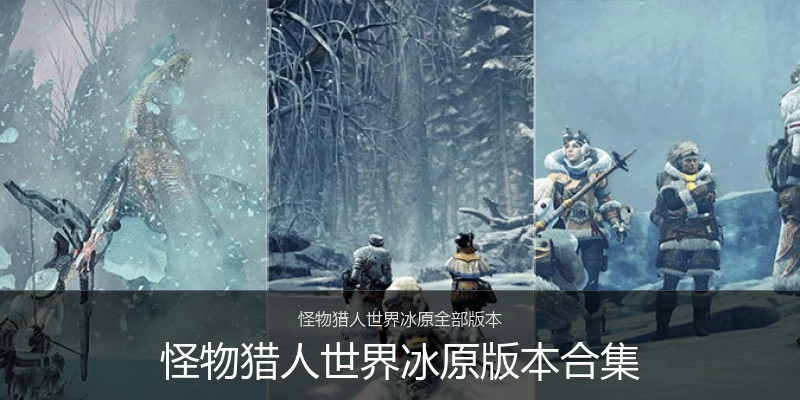怪物猎人世界冰原版本合集