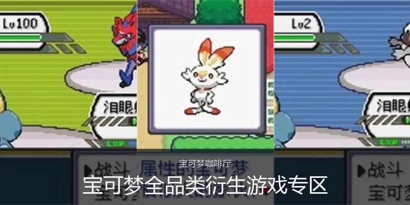 宝可梦全品类衍生游戏专区