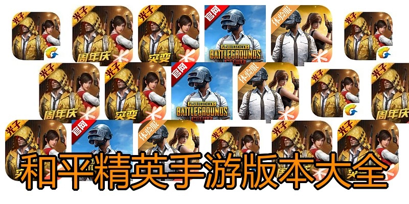 和平精英手游版本大全