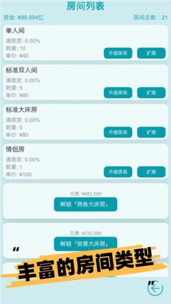 模拟经营大酒店汉化版手游下载