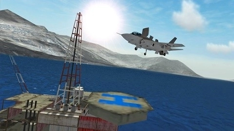 F18舰载机模拟起降23
