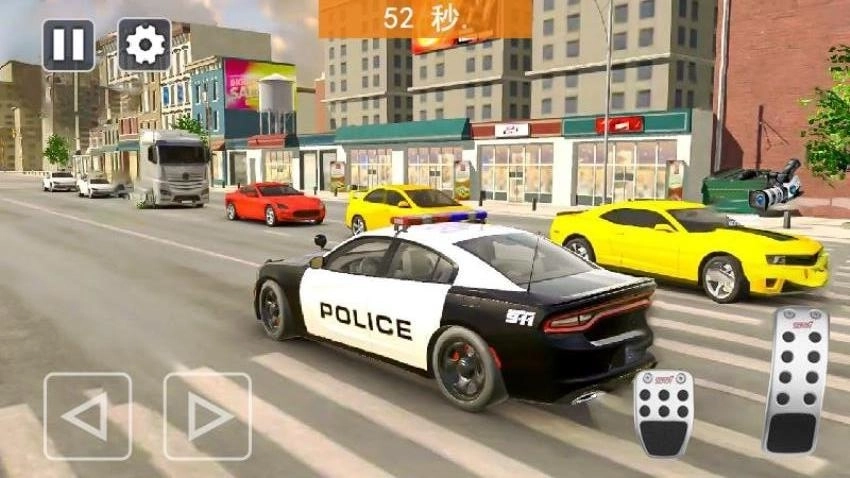 警察驾驶警车模拟3