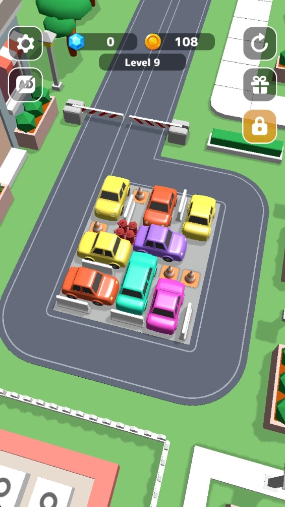 停车堵塞3D4