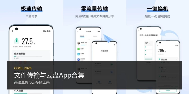 文件传输与云盘App合集