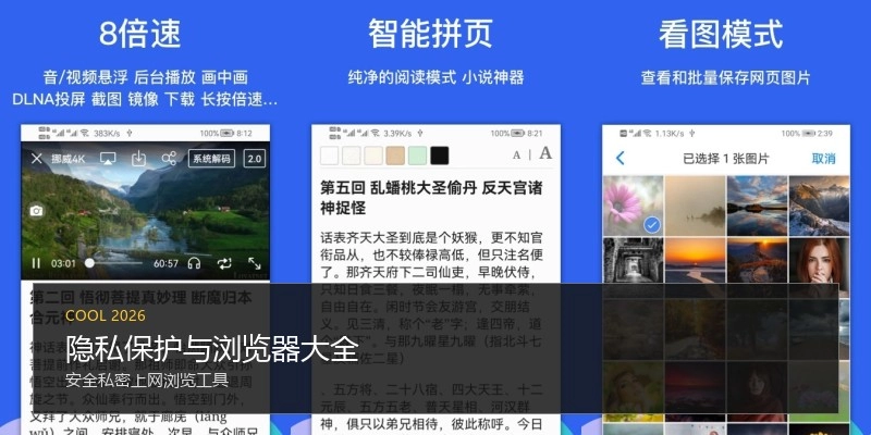 隐私保护与浏览器大全