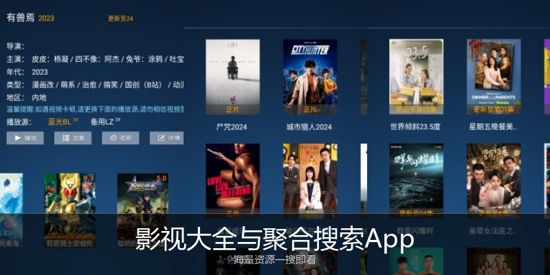 影视大全与聚合搜索App