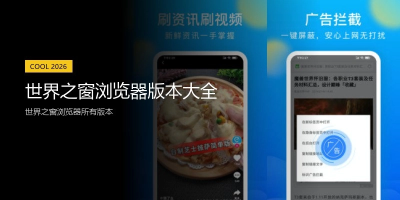 世界之窗浏览器版本大全