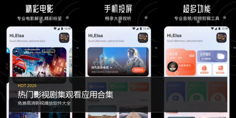 热门影视剧集观看应用合集