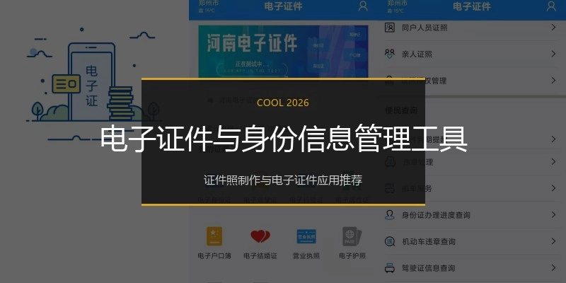 电子证件与身份信息管理工具