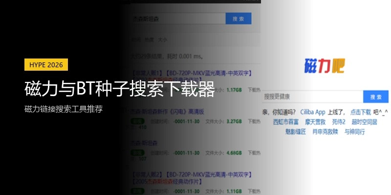 磁力与BT种子搜索下载器
