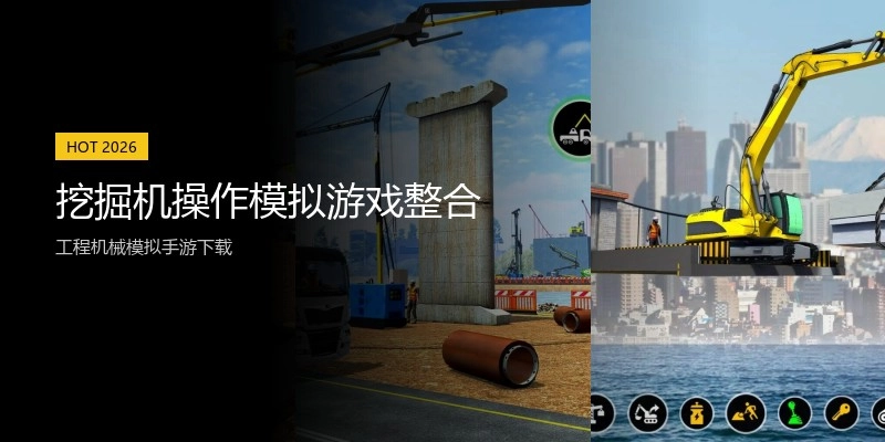 挖掘机操作模拟游戏整合