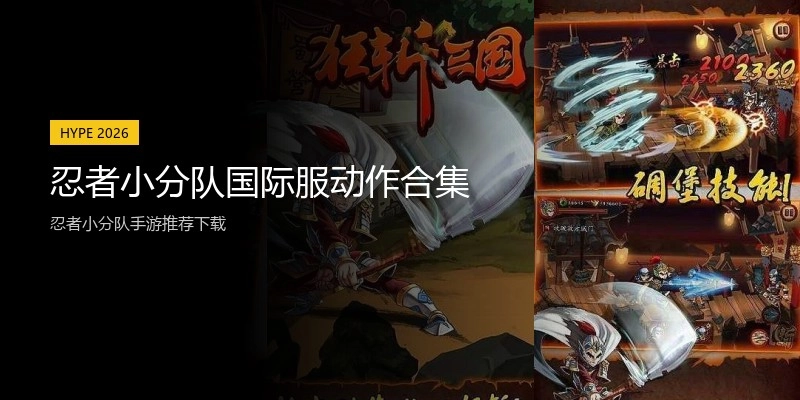 忍者小分队国际服动作合集