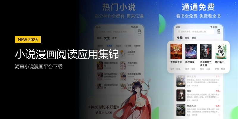 小说漫画阅读应用集锦