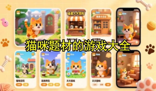 猫咪题材的游戏大全