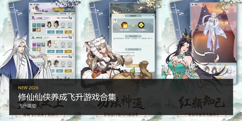 修仙仙侠养成游戏合集