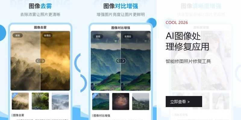 AI图像处理修复应用