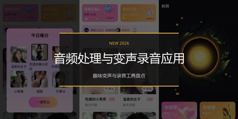 音频处理与变声录音应用