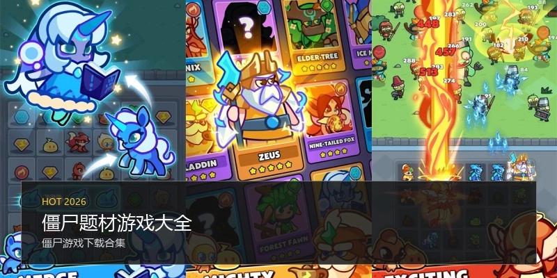 僵尸题材游戏大全