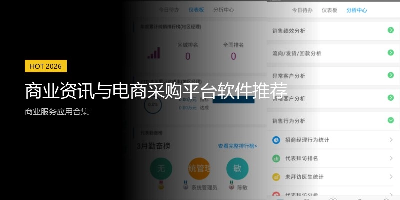 商业资讯与电商采购平台软件推荐