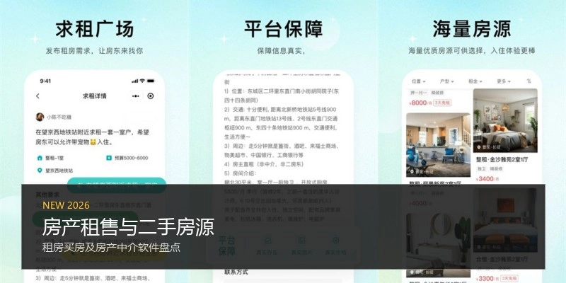 房产租售与二手房源