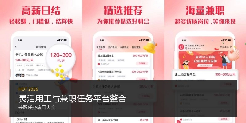 灵活用工与兼职任务平台整合