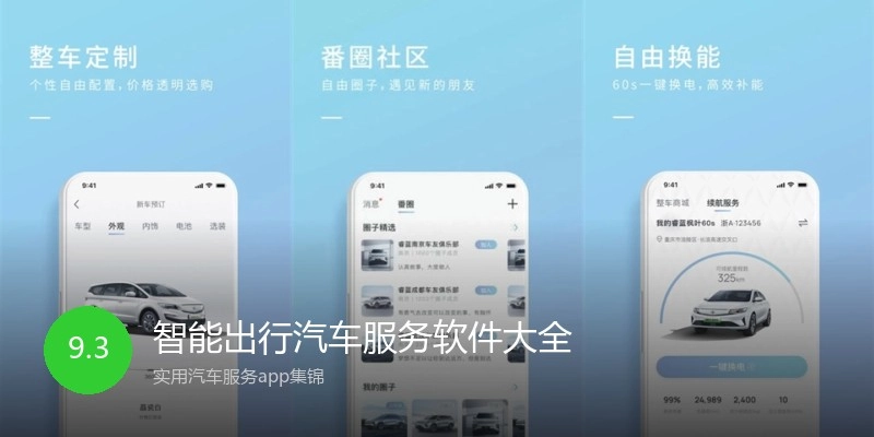 智能出行汽车服务软件大全