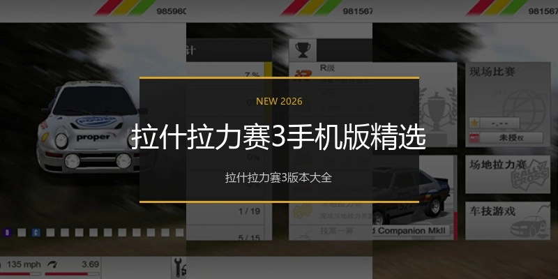 拉什拉力赛3手机版精选