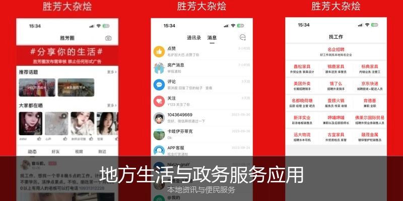地方生活与政务服务应用