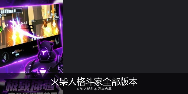 火柴人格斗家全部版本