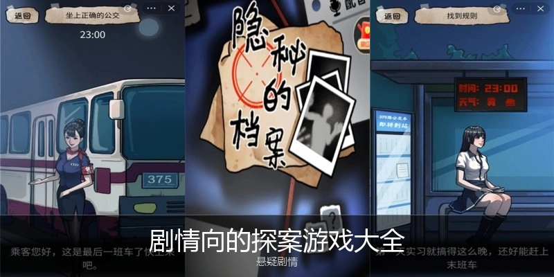 剧情向的探案游戏大全