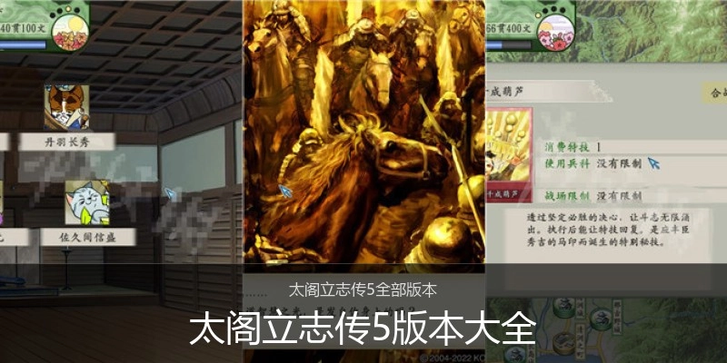 太阁立志传5版本大全