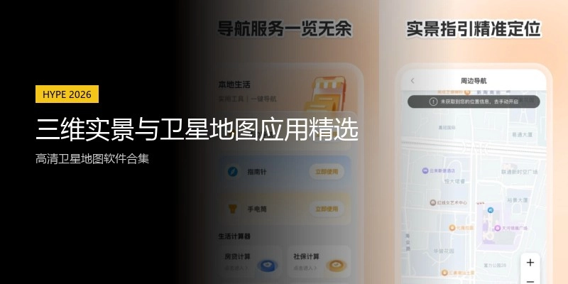 三维实景与卫星地图应用精选