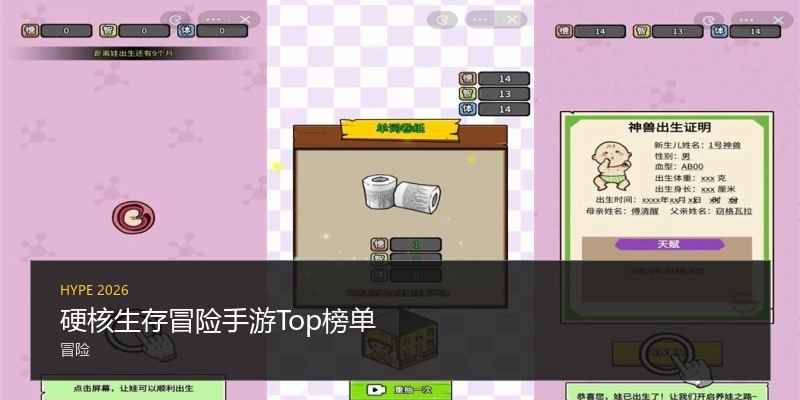 硬核生存冒险手游Top榜单