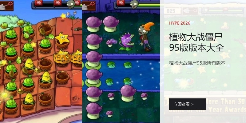 植物大战僵尸95版版本大全
