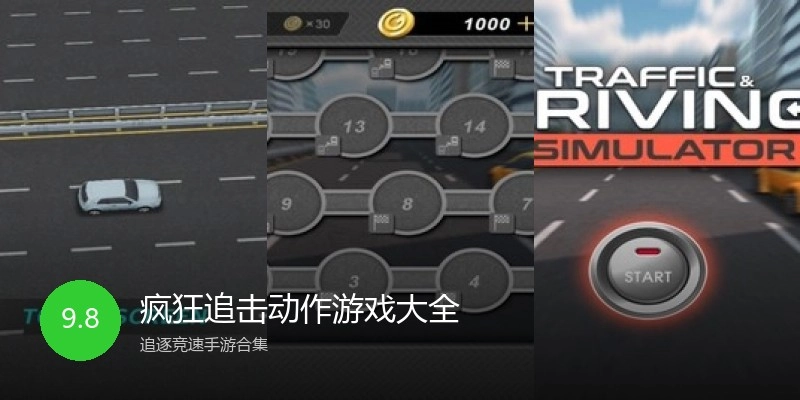 疯狂追击动作游戏大全