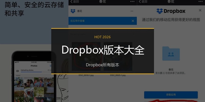 Dropbox版本大全
