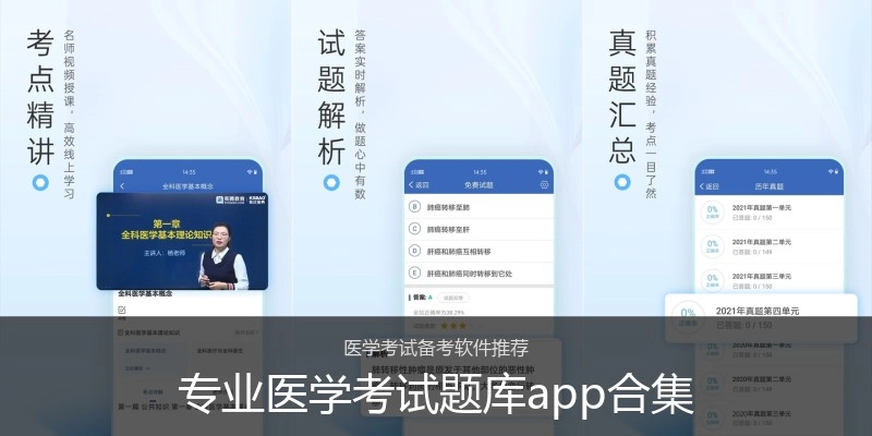 专业医学考试题库app合集